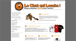 Desktop Screenshot of lechatquilouche.com
