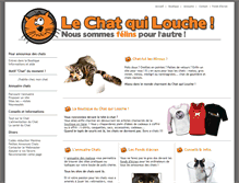 Tablet Screenshot of lechatquilouche.com
